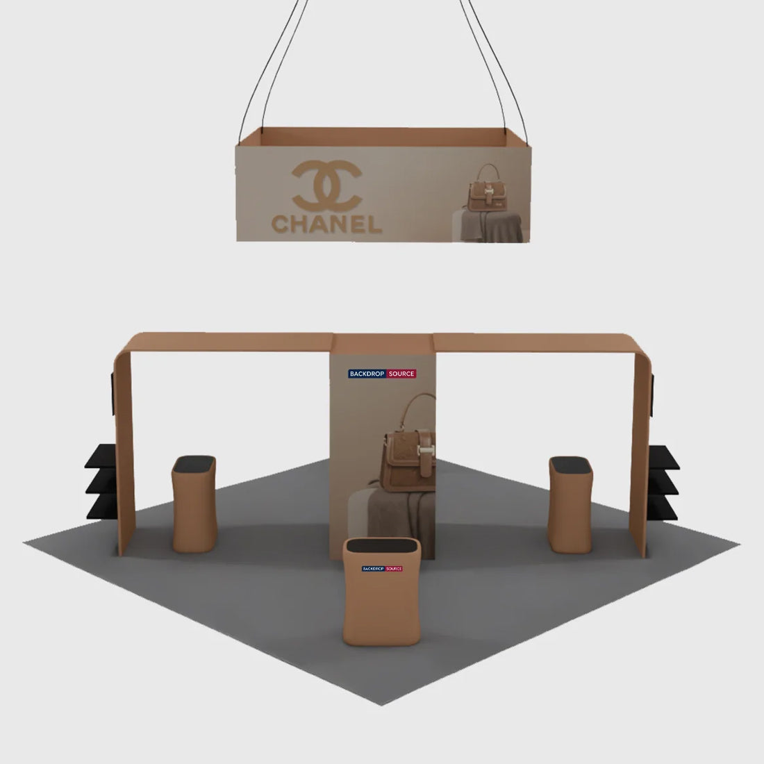 モジュラーブースキット 6m x 6m - モデル08