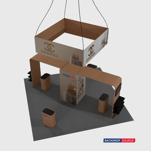 モジュラーブースキット 6m x 6m - モデル08