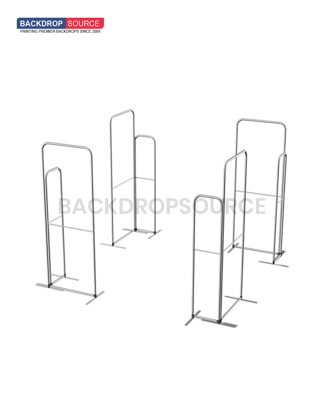 Magnetic Fabric Booth Display - Model 4 (3m x 3m)