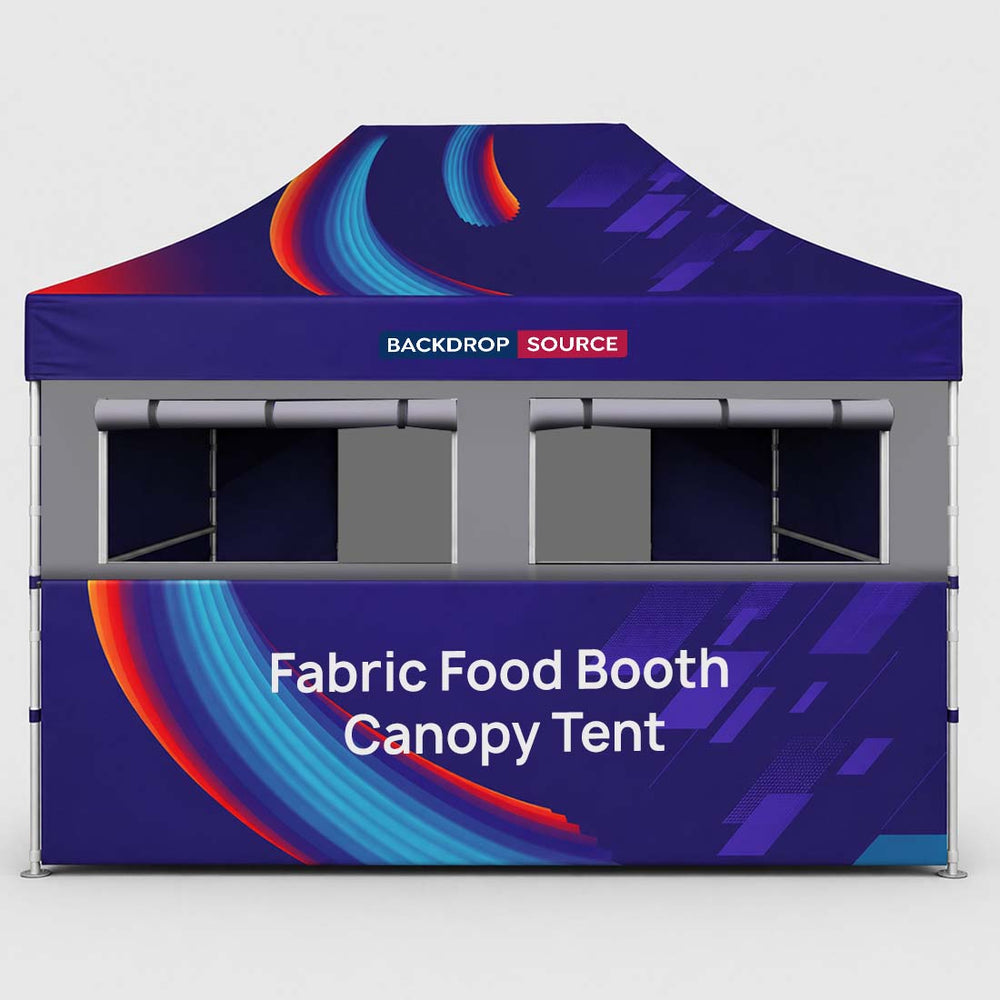 4.5m x 3m ファブリック製フードブースキャノピーテント