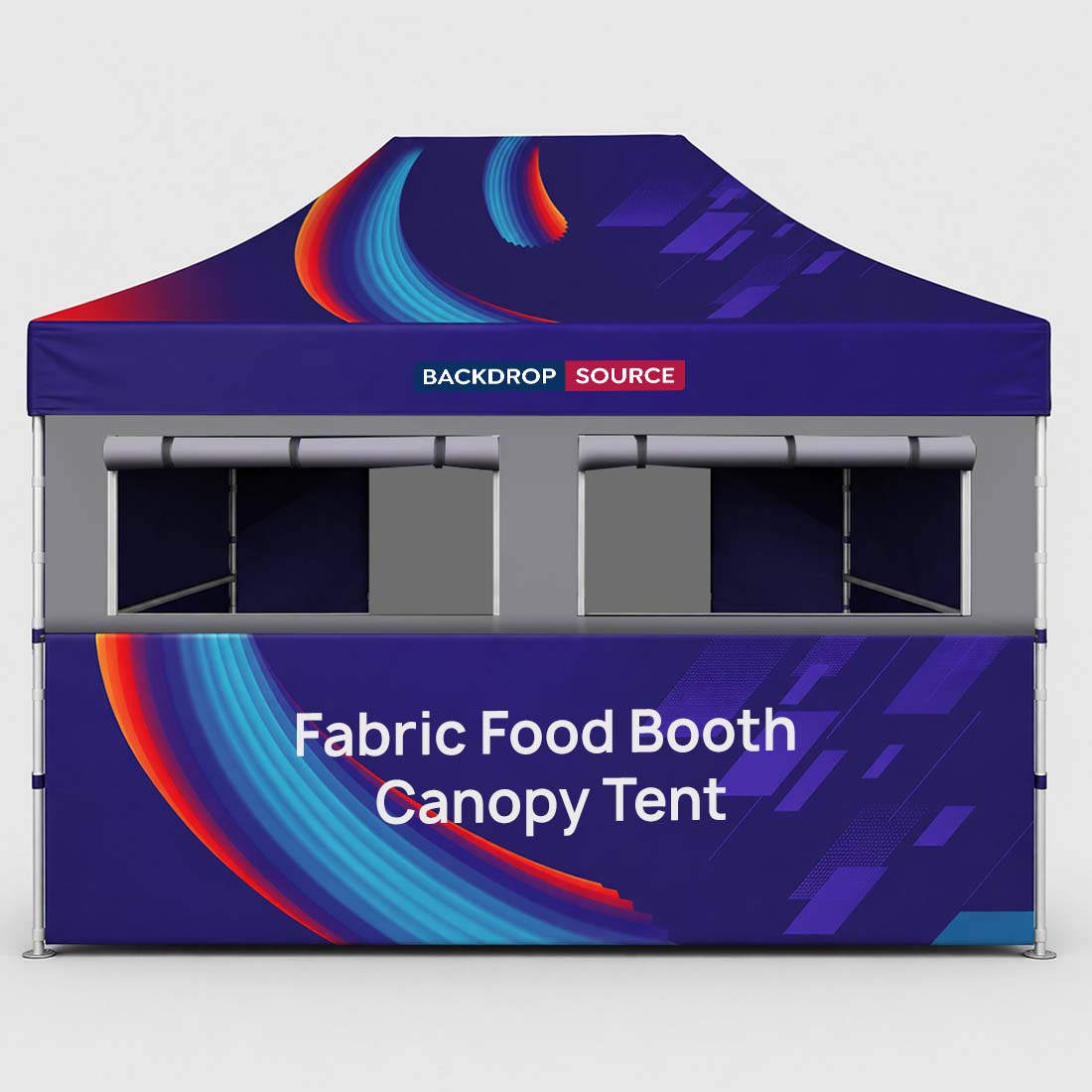 4.5m x 3m ファブリック製フードブースキャノピーテント