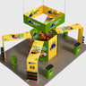 モジュラーブースキット 9m x 6m - モデル4