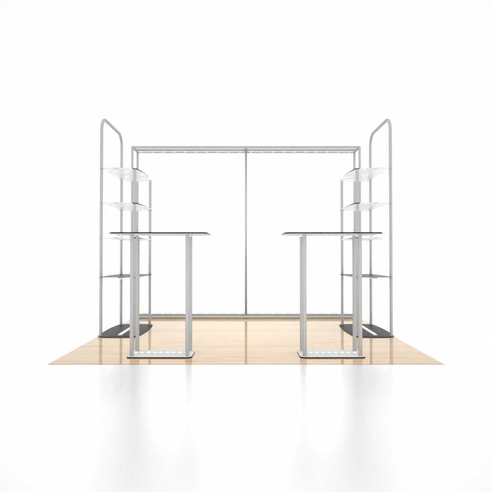 組立式展示台 3m x 3m - モデル43