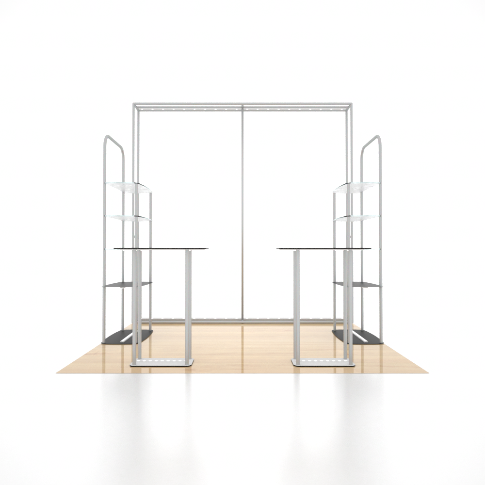 組立式展示台 3m x 3m - モデル43
