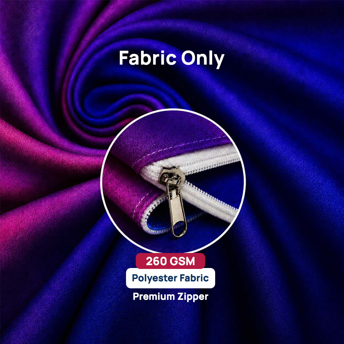 3D Moon-Shaped Tension Fabric Display