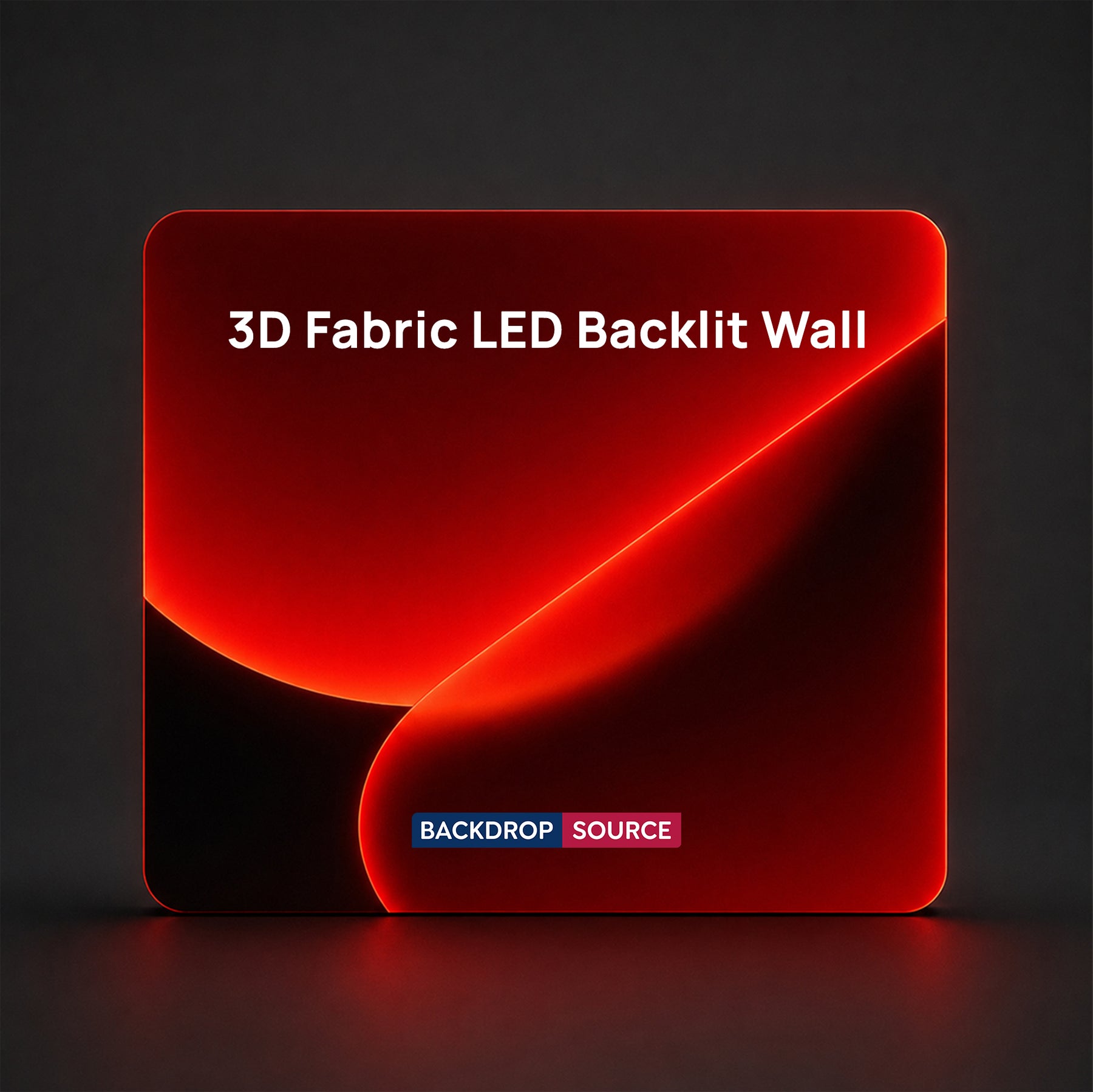3D Tension Fabric Wall with LED Illumination