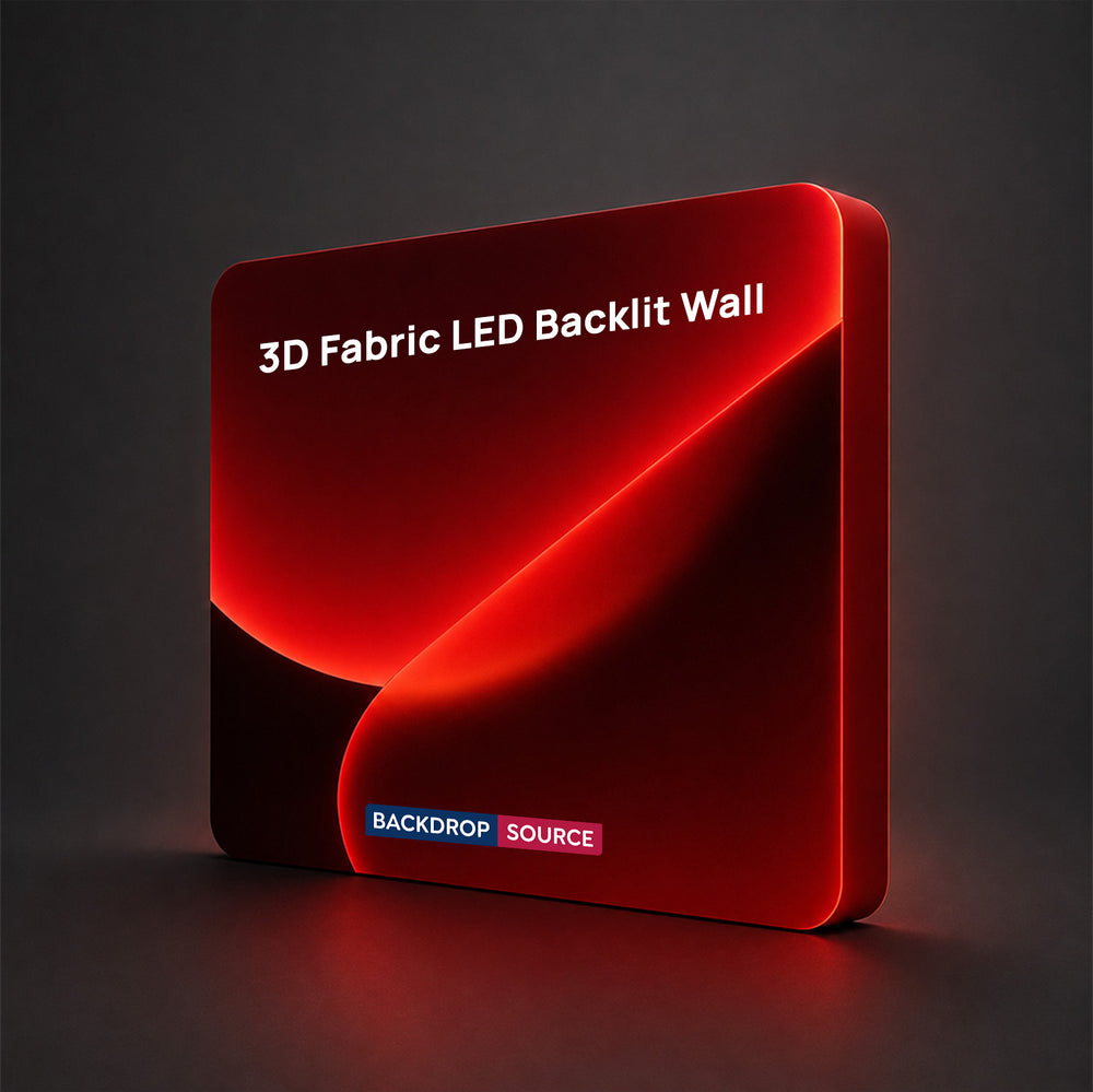 3D Tension Fabric Wall with LED Illumination