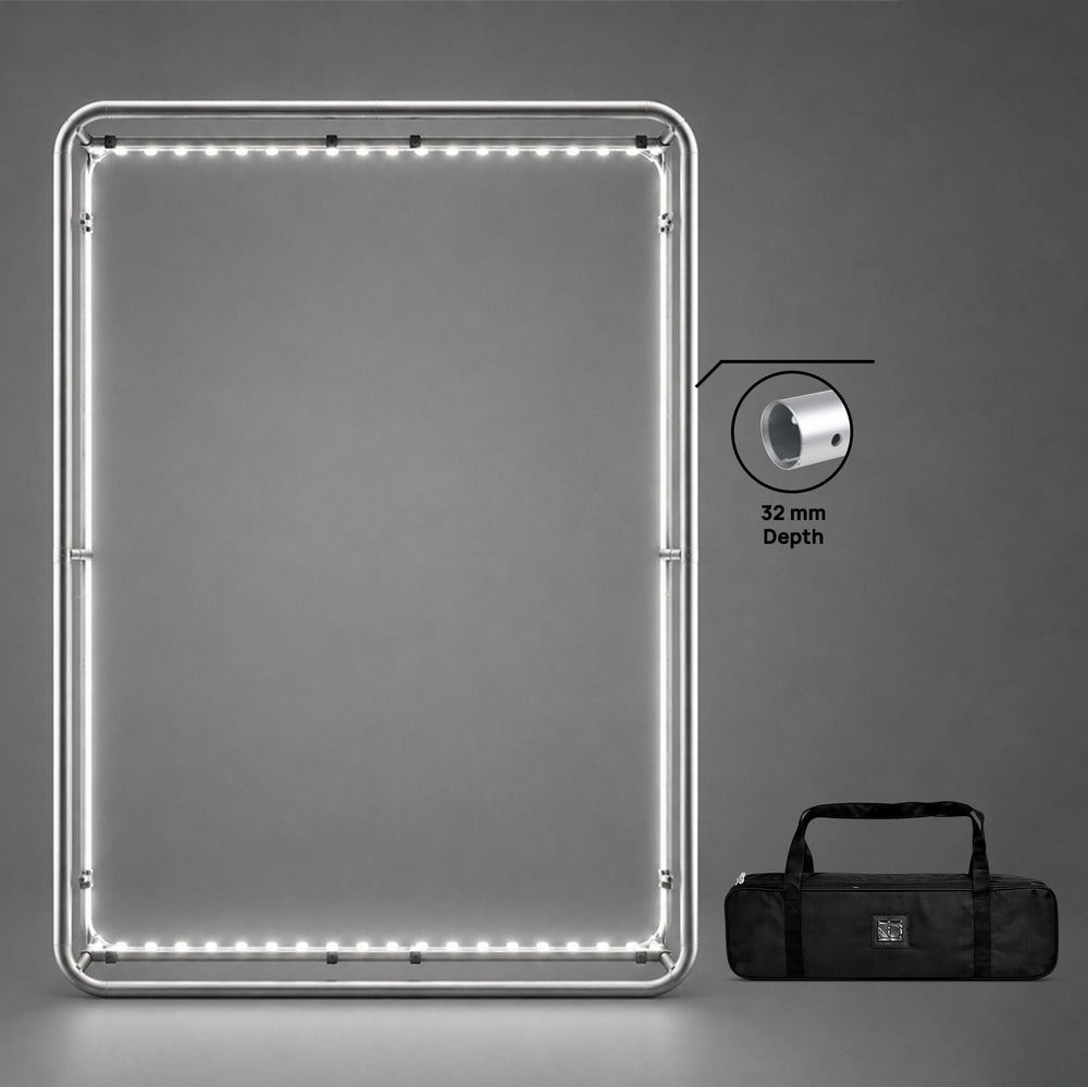 3D Tension Fabric Wall with LED Illumination