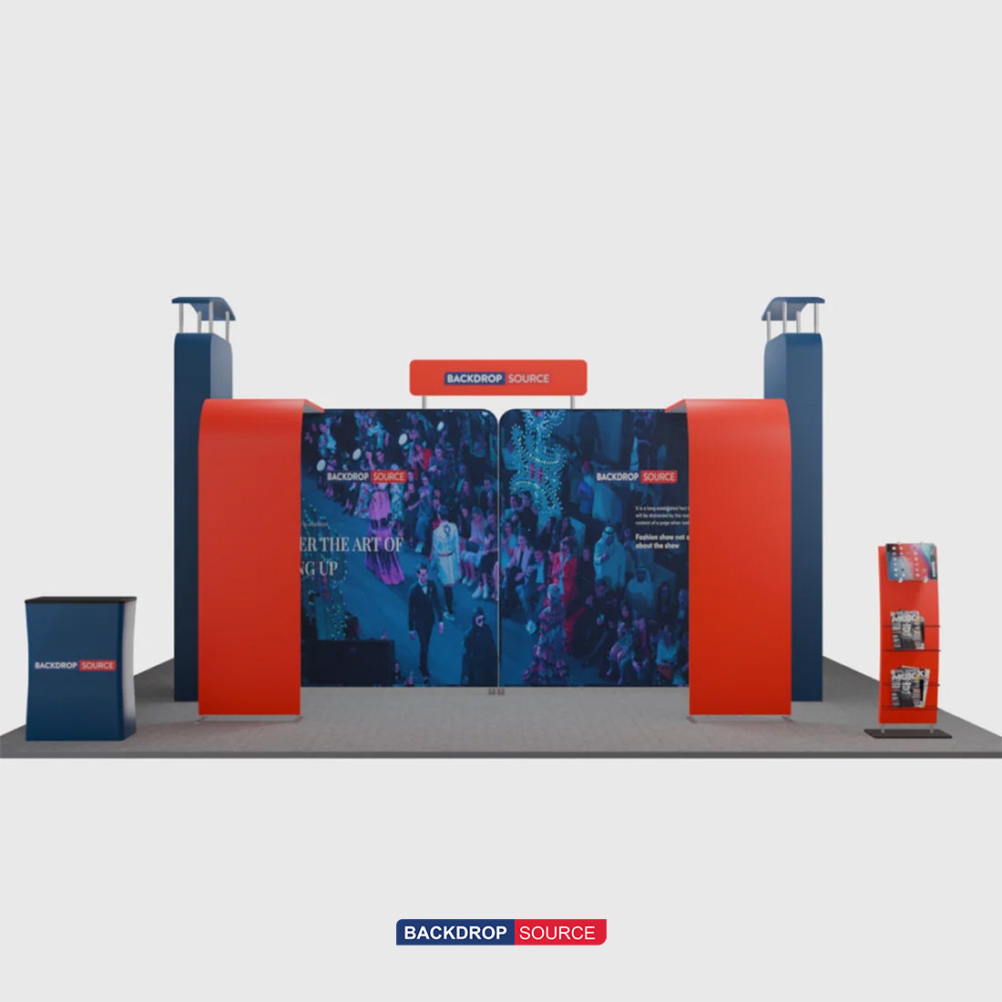 モジュール式ブースキット 6m x 6m - モデル04