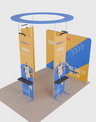 ポータブル展示ディスプレイ 3m x 3m - モデル40