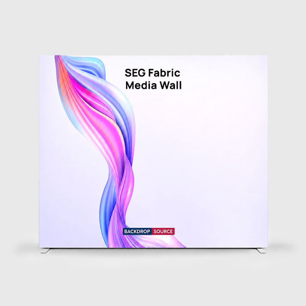 SEG Fabric Media Wall - 3m W