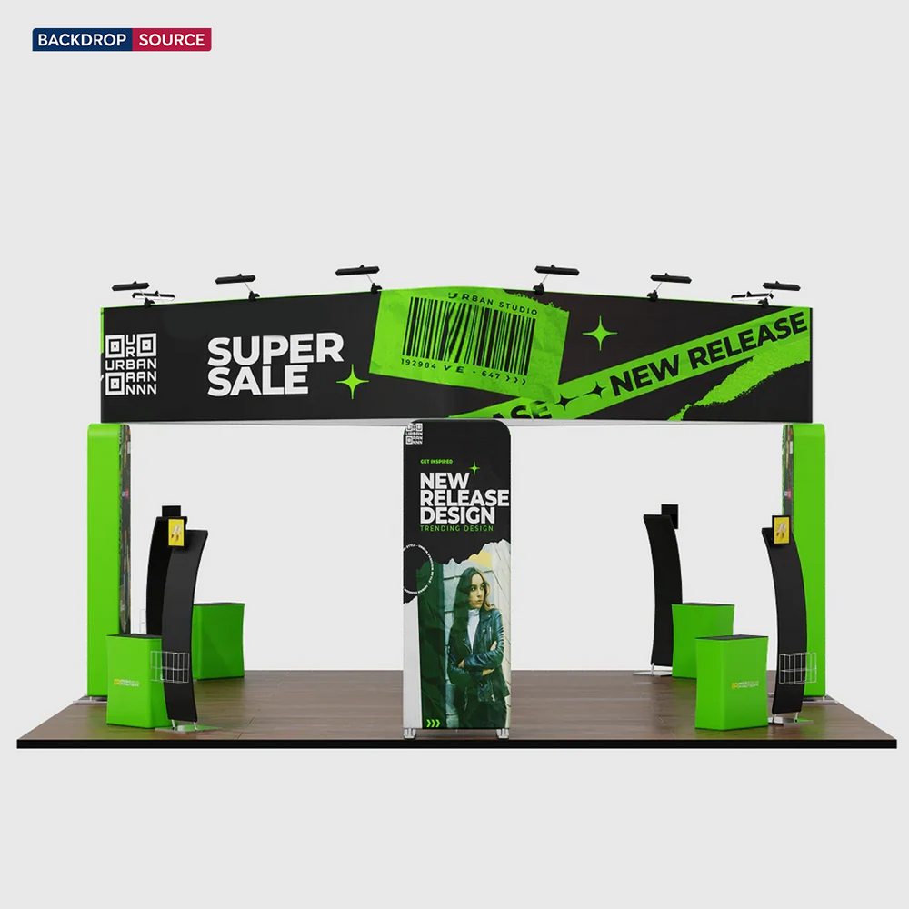 システム展示ブースキット 6m x 6m - モデル11