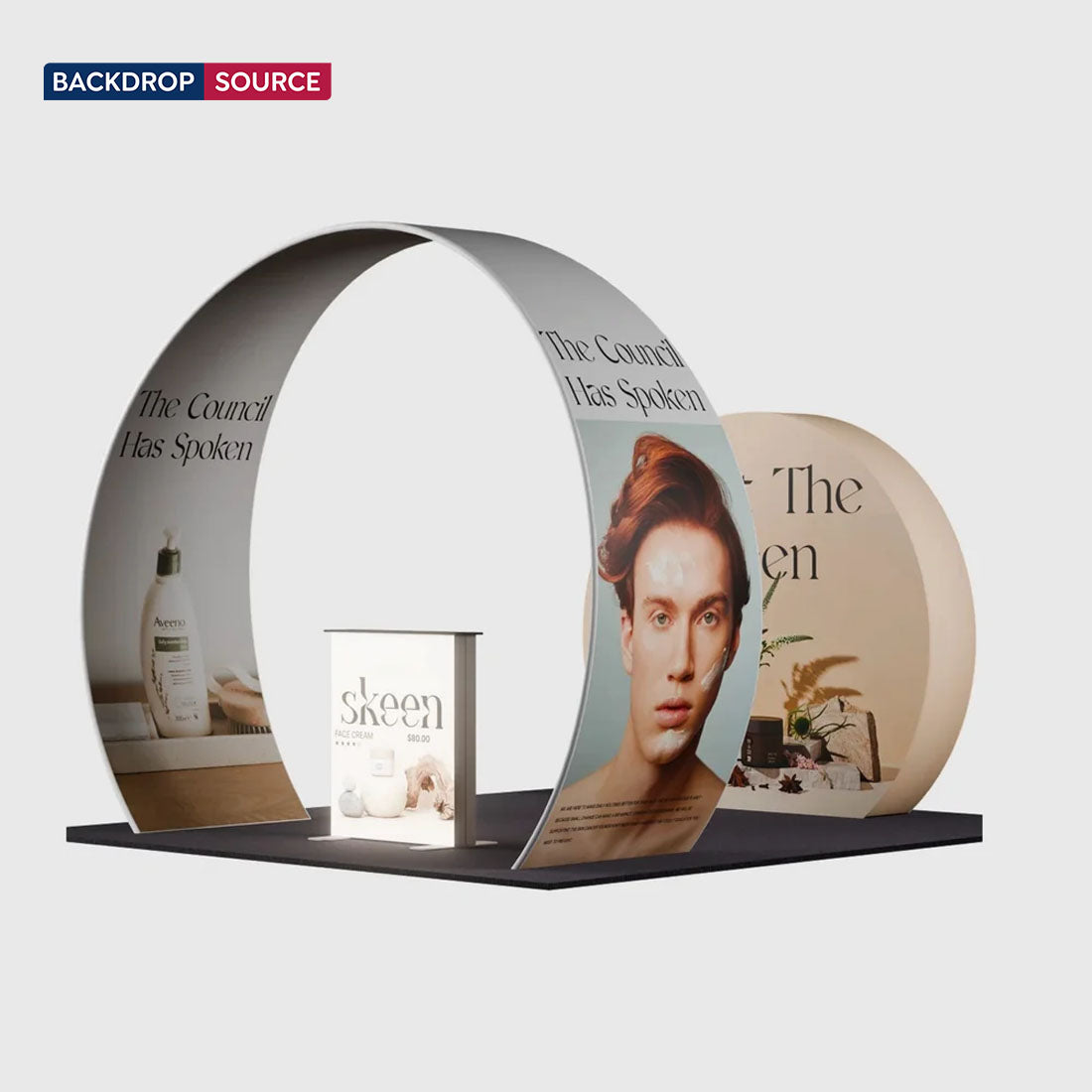 Portable Exhibit Display 3m x 3m - Model 34