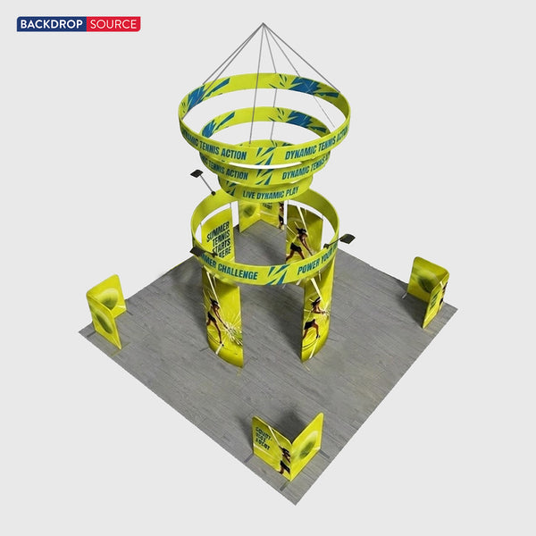 モジュラー展示ブースキット 6m x 6m - モデル21
