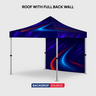 Heavy Duty Fabric Canopy Tent – (3m W x 3m H)