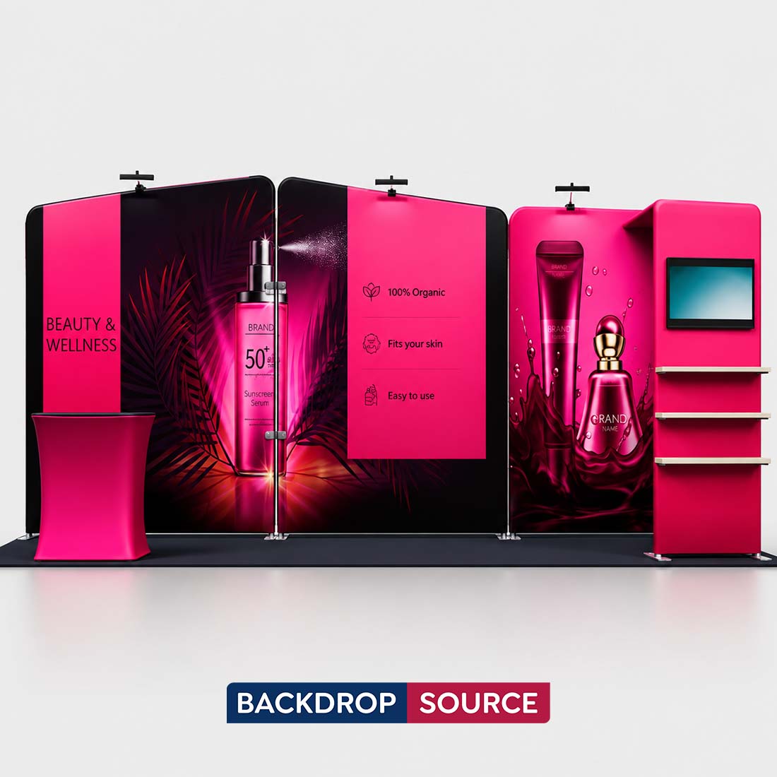Portable Exhibit Display 3m x 6m - Model 18