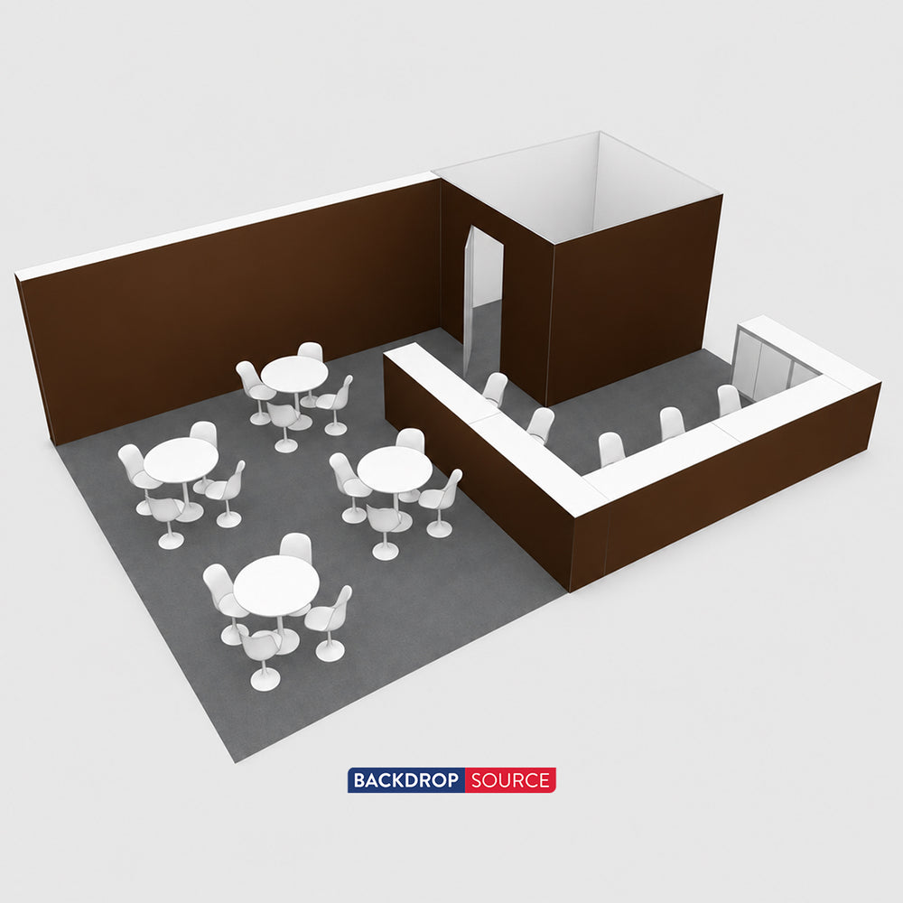 モジュール式ブースキット 9m x 6m - モデル8