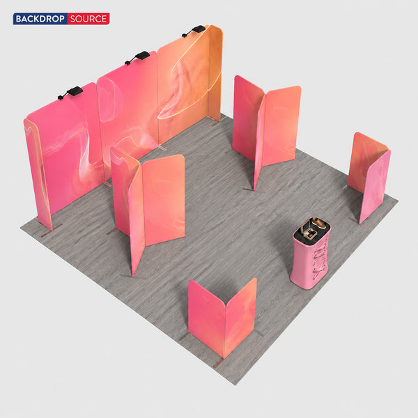 モジュラーブースキット 6m x 6m - モデル17