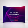 Custom 180° Curved Enclosure Wall