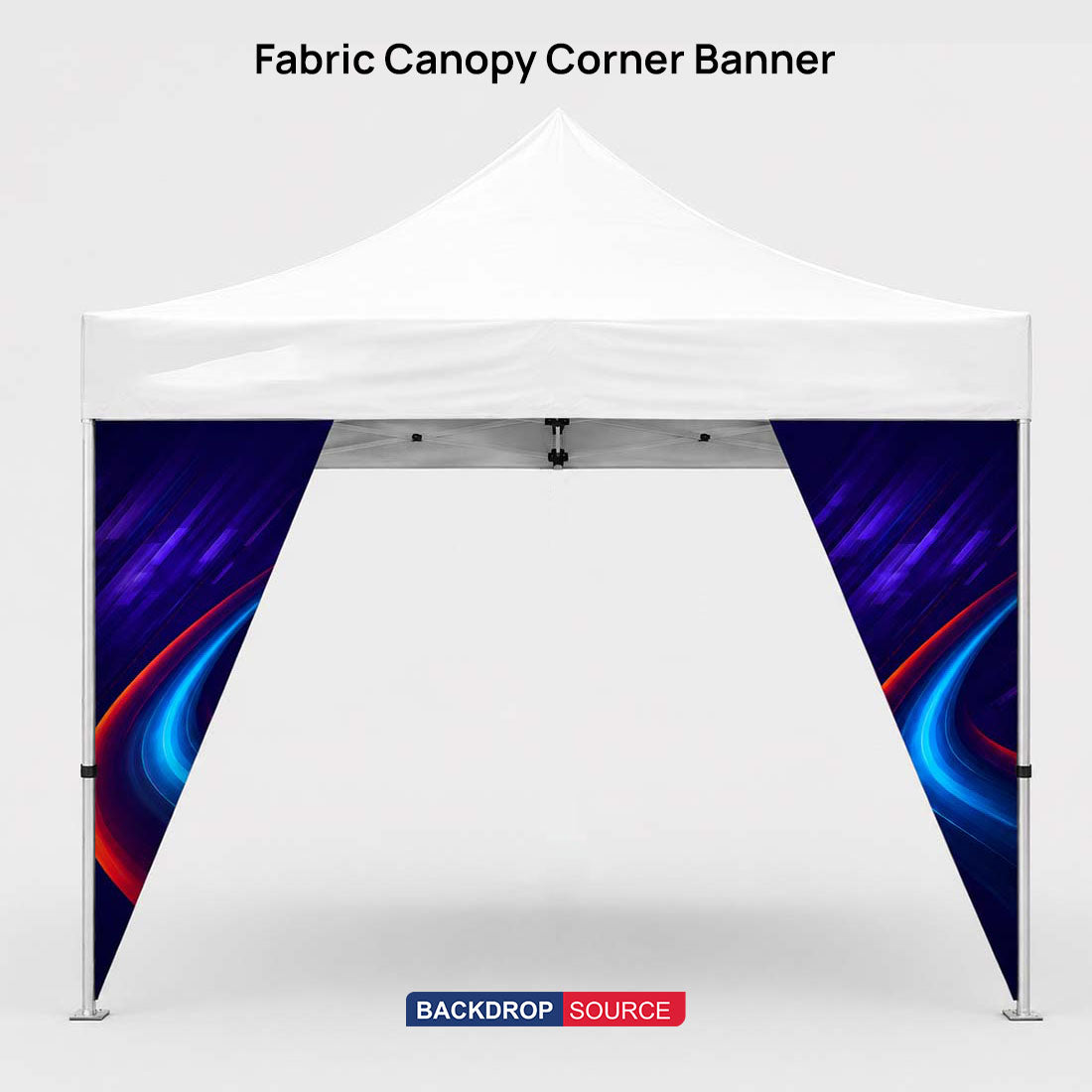 Fabric Canopy Corner Banner