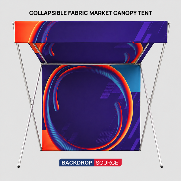 Collapsible Fabric Market Canopy Tent