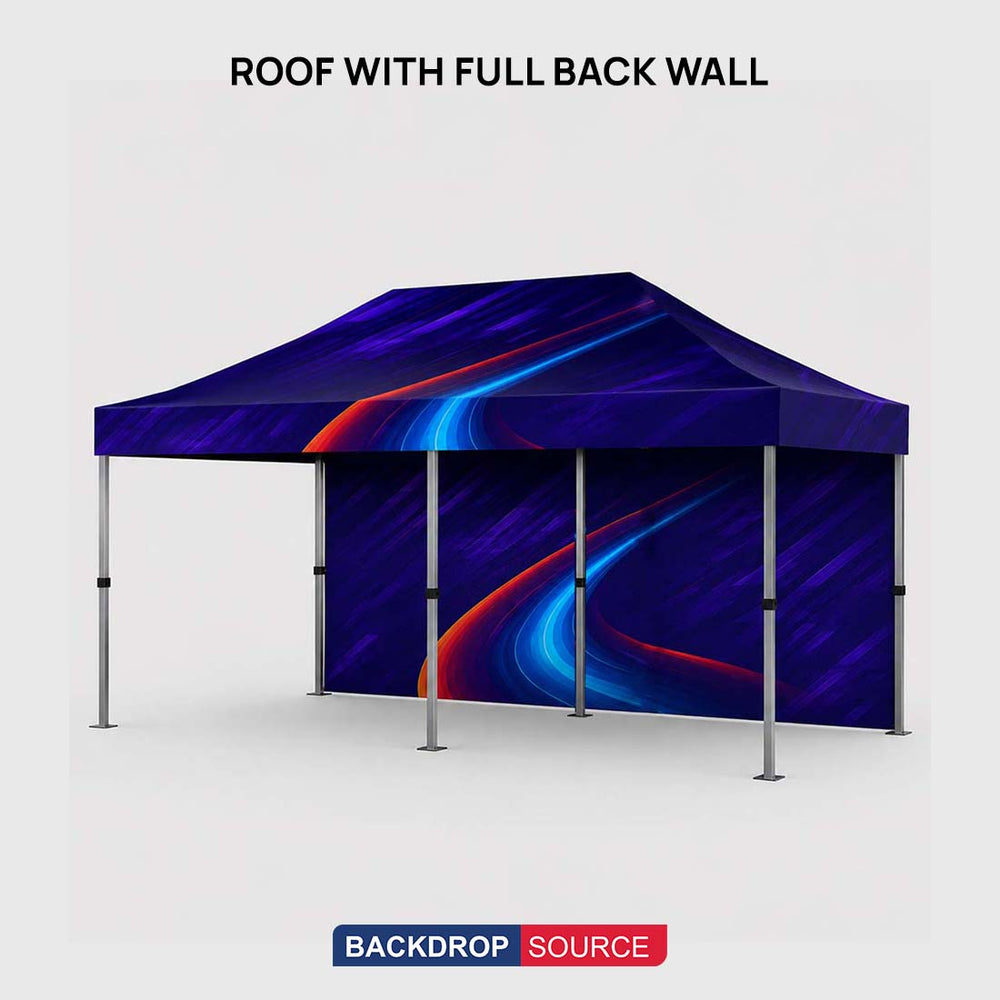 Heavy Duty Fabric Canopy Tent – (6m W x 3m H)