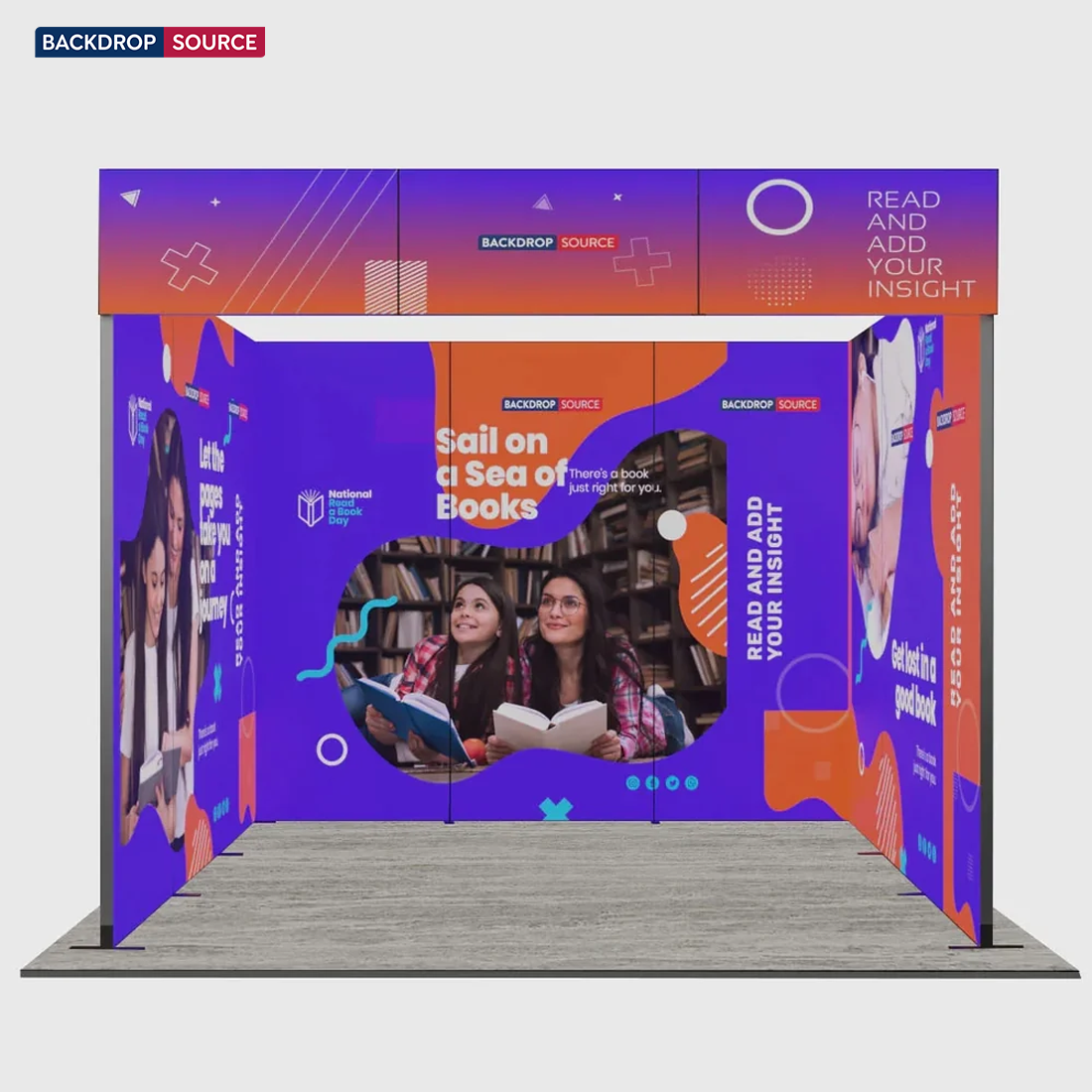 折りたたみ式SEG展示ディスプレイ - モデル10