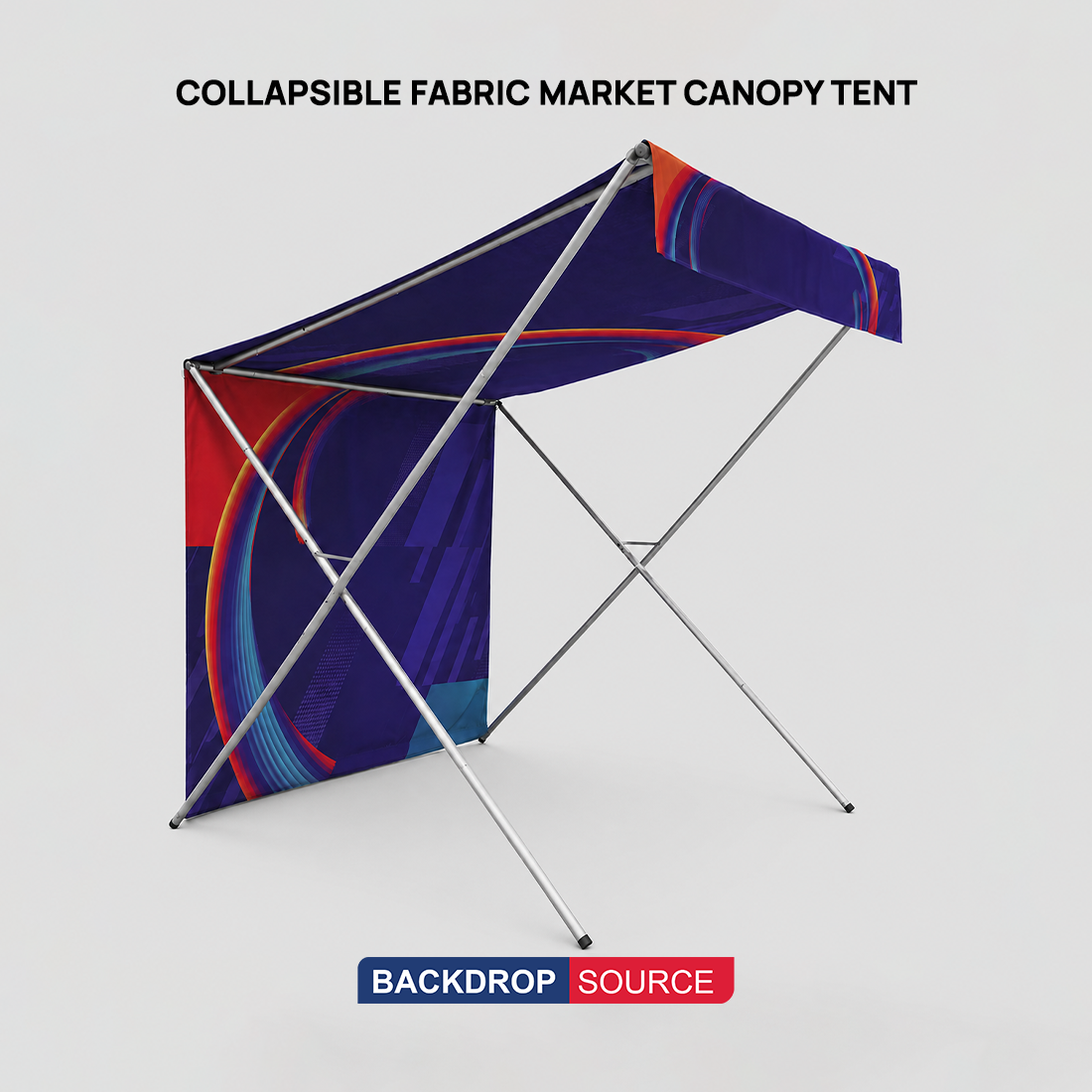 折りたたみ式ファブリック製マーケットキャノピーテント