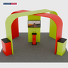モジュラーブースキット 6m x 6m - モデル05