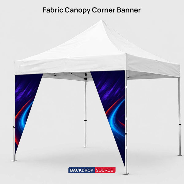Fabric Canopy Corner Banner