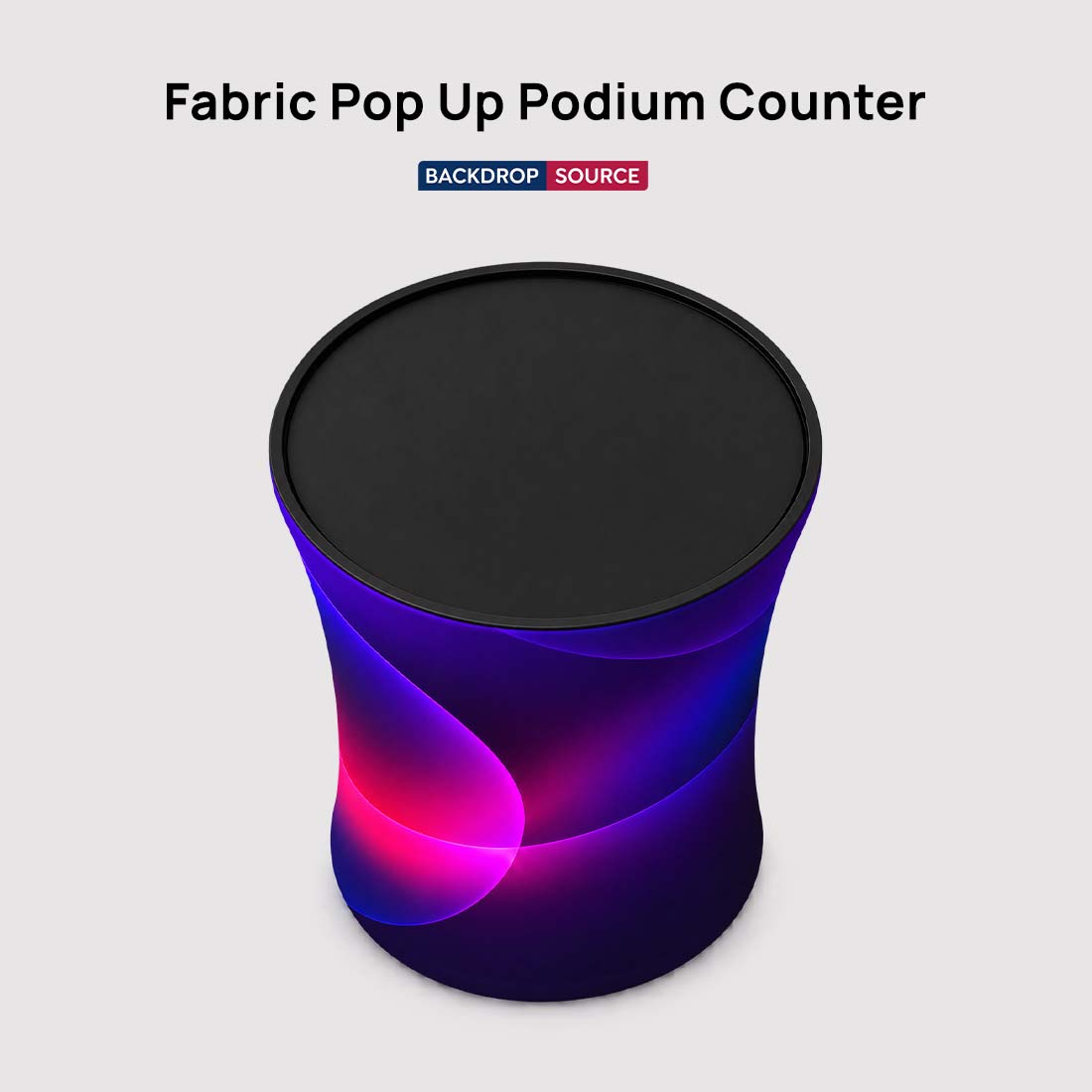 ファブリックポップアップ受付カウンター
