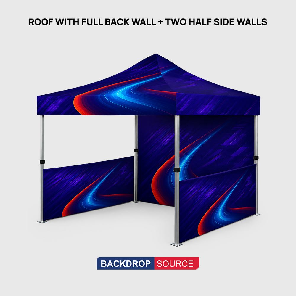 Heavy Duty Fabric Canopy Tent – (3m W x 3m H)