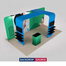 ポータブル展示ディスプレイ 3m x 6m - モデル11