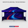 Heavy Duty Fabric Canopy Tent – (6m W x 3m H)