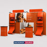 移動展示ディスプレイ 3m x 6m - モデル12