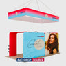 3x6m Booth Kit with 2 L-Shape TV Towers & Hanging Banner