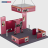 モジュラーブースキット 6m x 6m - モデル07