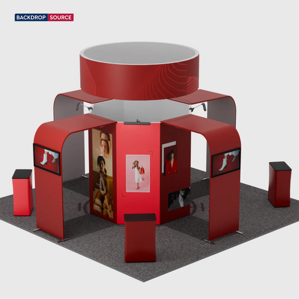 モジュール式ブースキット 6m x 6m - モデル06