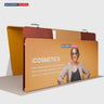 6x3m Booth Kit with 6m Backwall, Overlap Stands & Arch