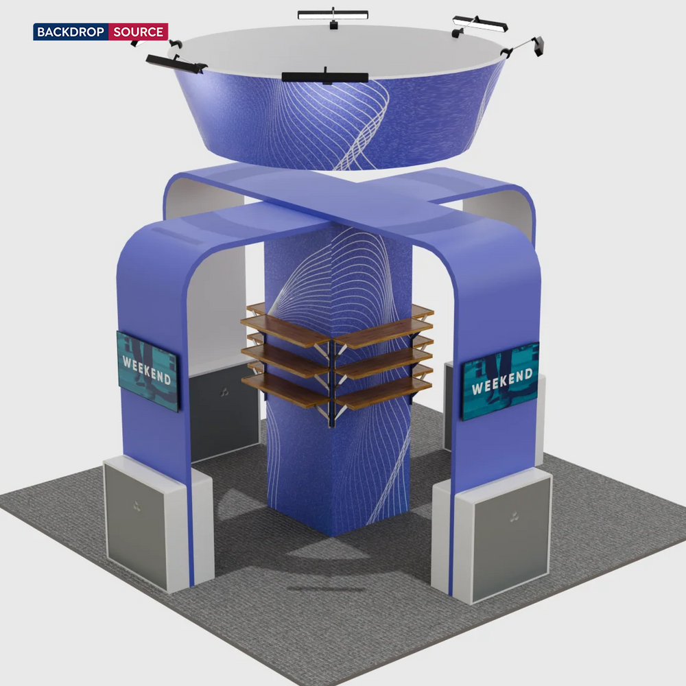 モジュール式ブースキット 6m x 6m - モデル03