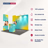 Portable Exhibit Display 3m x 3m - Model 24