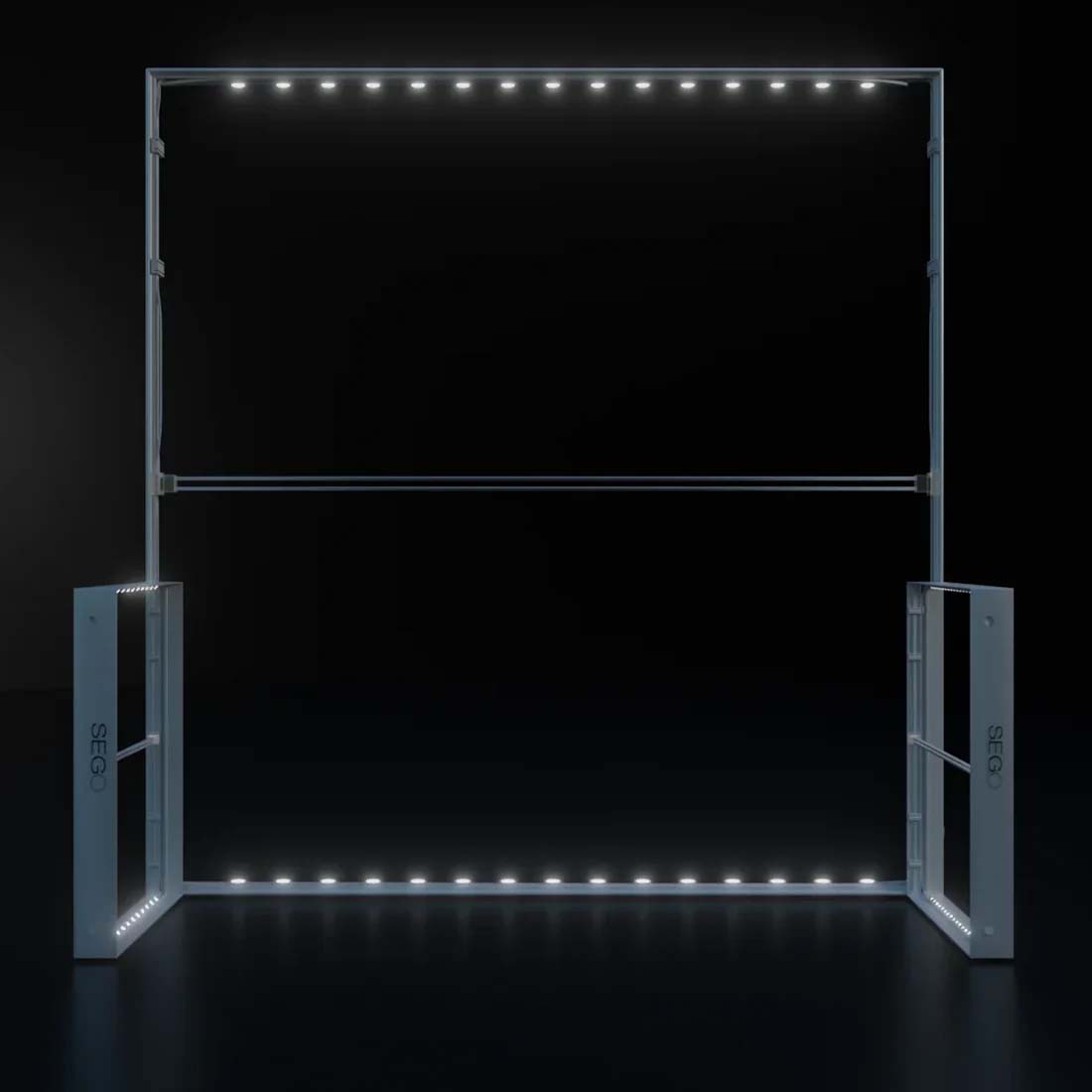 SEGO バックライトブース 3m x 3m - モデル3