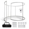 360° Custom Printed Exhibition Booth with LED lights