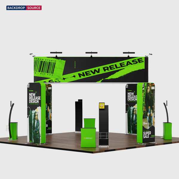 システム展示ブースキット 6m x 6m - モデル11