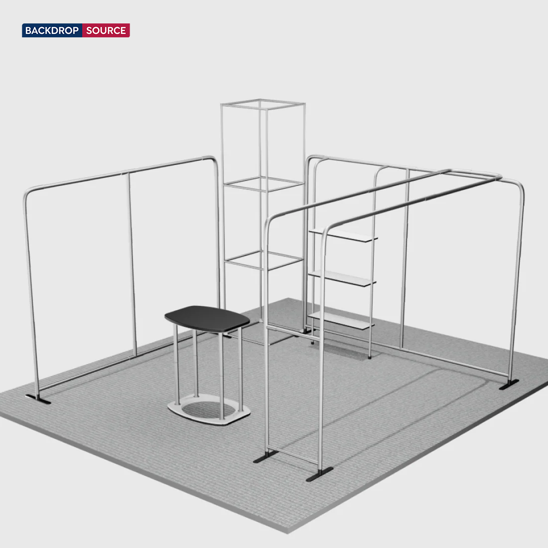 モジュラーブースキット 6m x 6m - モデル01