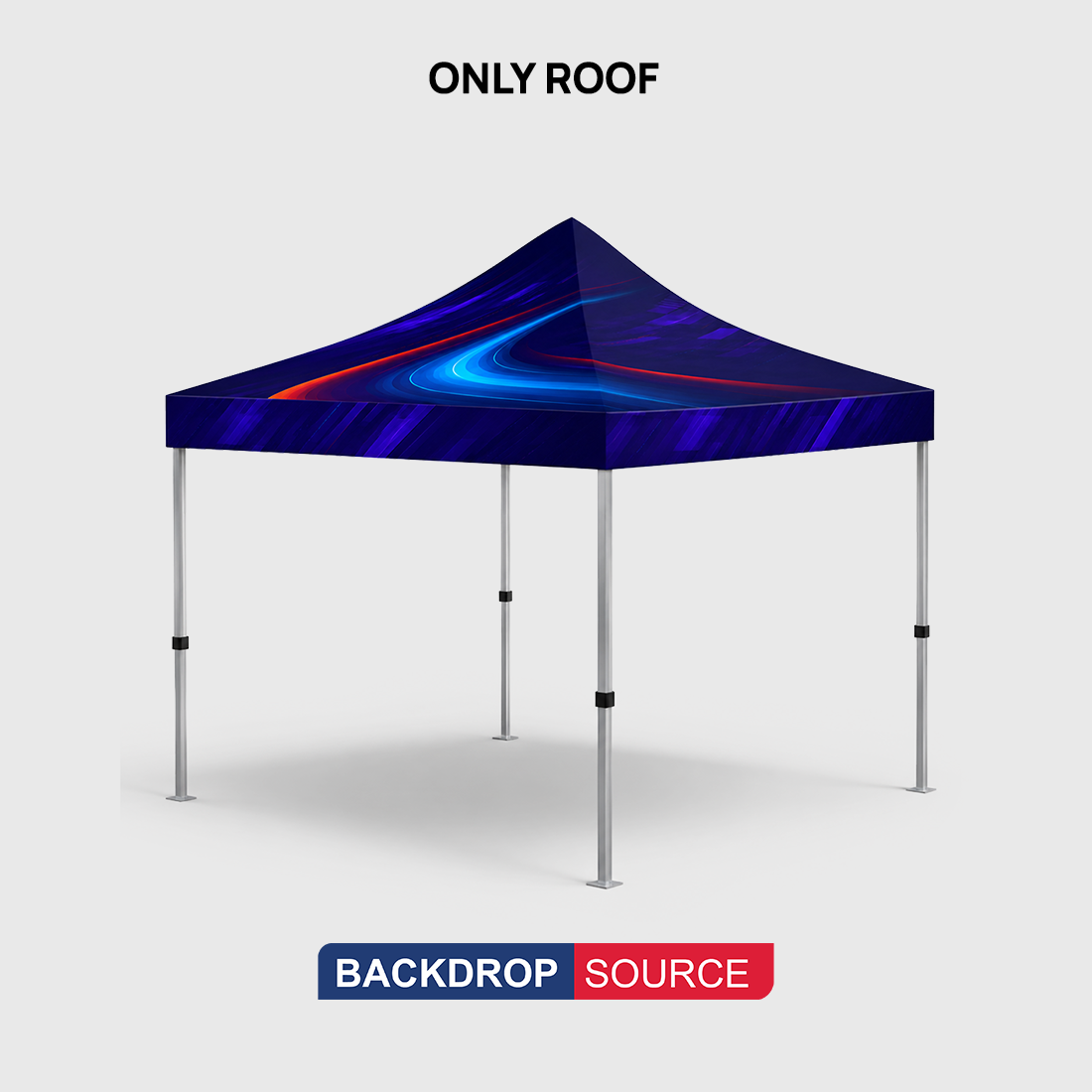 Heavy Duty Fabric Canopy Tent – (3m W x 3m H)
