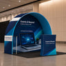 ポータブル展示ディスプレイ 3m x 3m - モデル27
