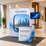 3x3m Inclined Wall Booth Kit with Counter & TV Mount