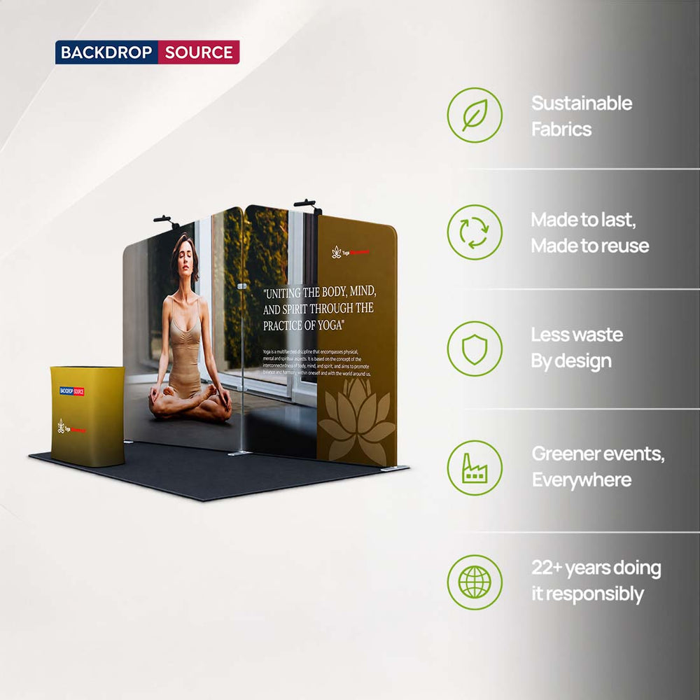 Portable Exhibit Display 3m x 3m - Model 39