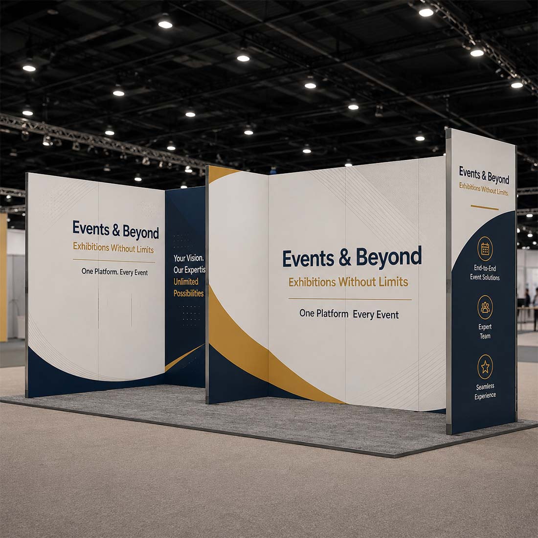 Foldable SEG Exhibition Display - Model 15
